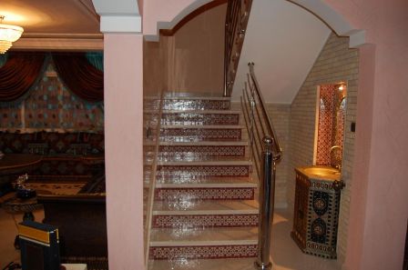 L'intérieur de la maison d'Hicham
