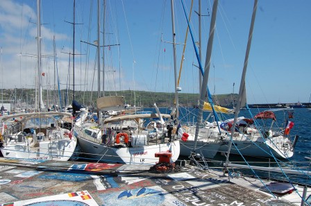 Faial - Les Açores - La marina de Horta 2