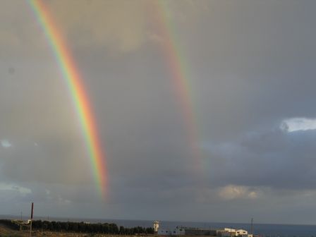 Arc en ciel sur Arrecife